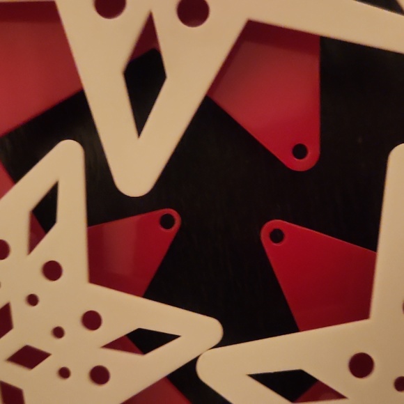 Ikea Strala red and white light up stars - Picture 8 of 11